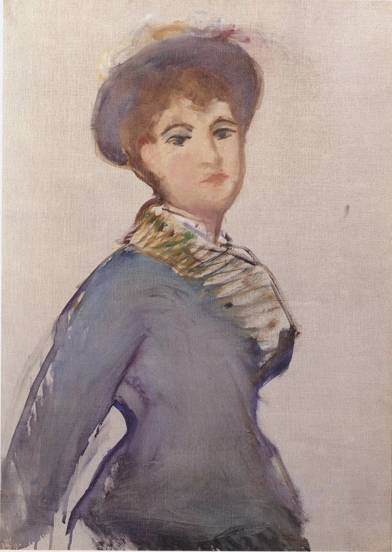 Nuori nainen puoliväliin - Édouard Manet