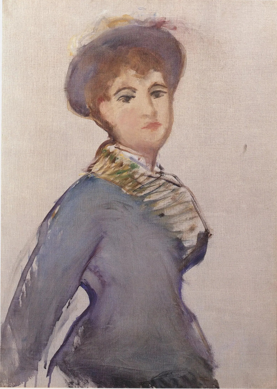 Nuori nainen puoliväliin - Édouard Manet
