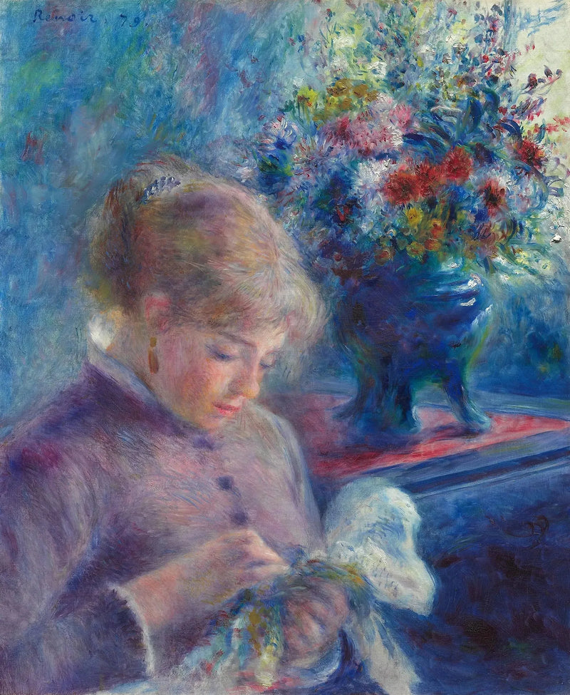 Nuori nainen serkku - Pierre-Auguste Renoir