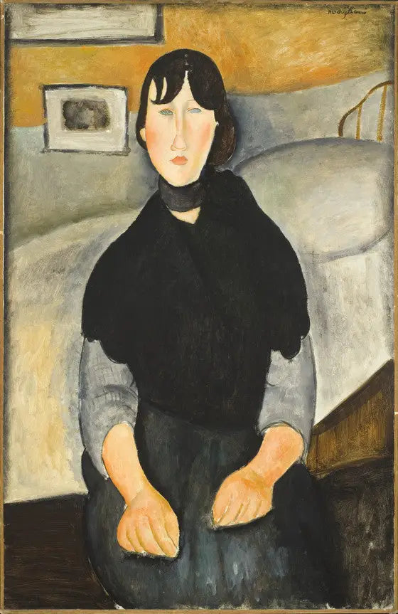 Nuori kansan nainen - Amedeo Modigliani
