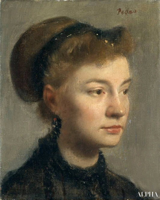 Jeune femme - Edgar Degas - Reproductions de tableaux et peintures haut de gamme