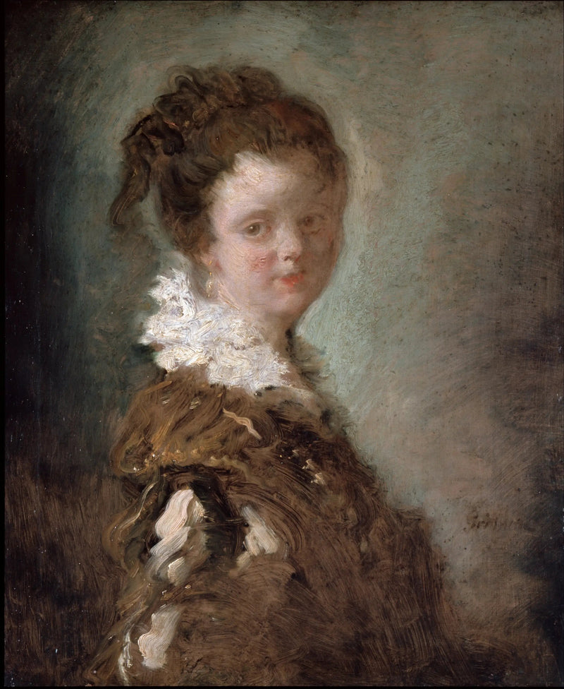 Nuori nainen - Jean-Honoré Fragonard