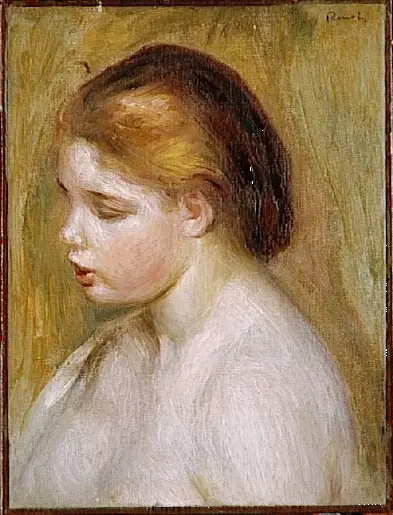 Nuori nainen rintakehässä - Pierre-Auguste Renoir