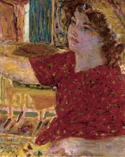 NUORI NAINEN MAALAAMASSA - Pierre Bonnard