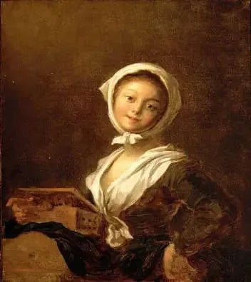 Nuori tyttö ja marmotti - Jean-Honoré Fragonard
