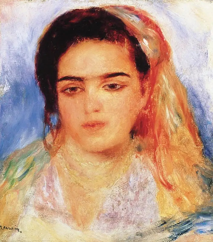 Algeriassa nuori tyttö - Pierre-Auguste Renoir