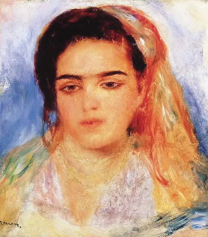 Algeriassa nuori tyttö - Pierre-Auguste Renoir