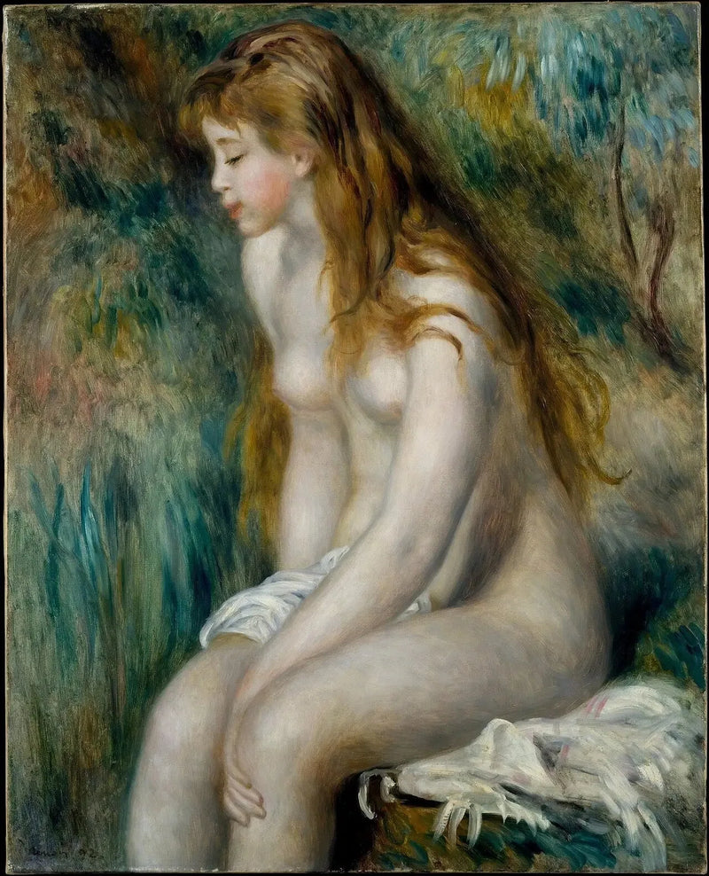 Nuori tyttö kylvyssä - Pierre-Auguste Renoir