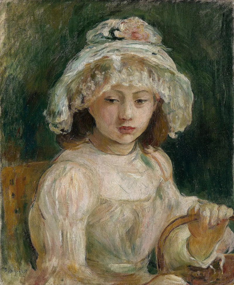 Nuori tyttö hatulla - Berthe Morisot