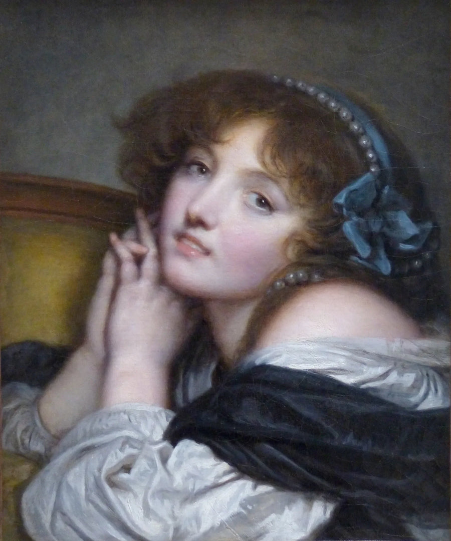 Nuori tyttö rukoilevissa käsissä - Jean-Baptiste Greuze