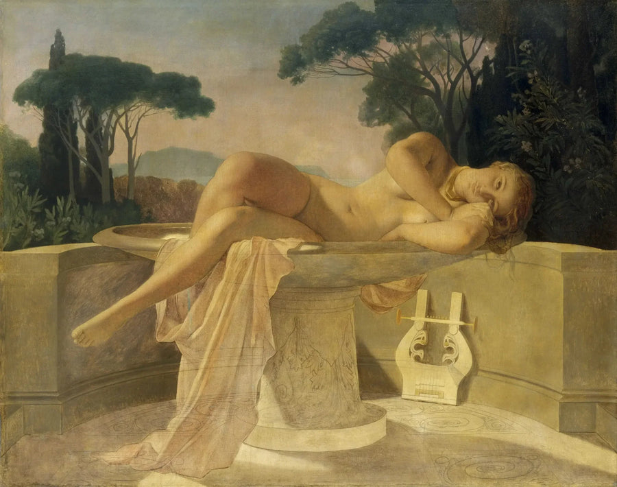 Nuori tyttö maljakossa - Paul Delaroche