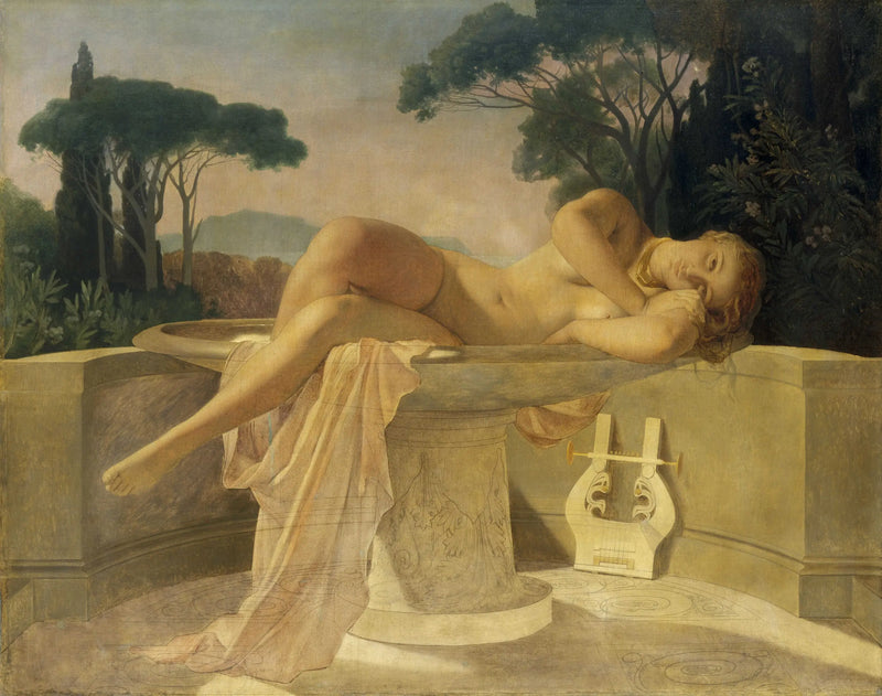 Nuori tyttö maljakossa - Paul Delaroche