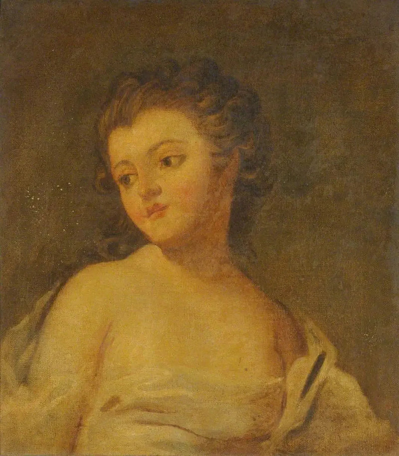 Nuori tyttö, käärittynä pukuun - Joshua Reynolds
