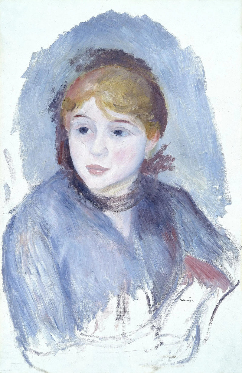 Nuori tyttö sinisessä - Pierre-Auguste Renoir