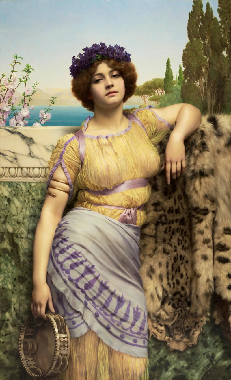 Nuori ionilainen tanssiva - John William Godward