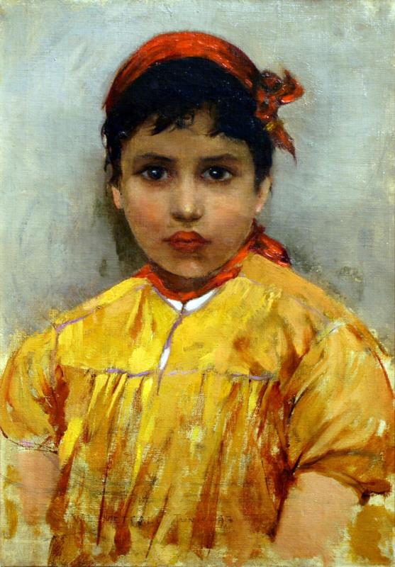 Nuori juutalaisnainen, Tunis - Willard Metcalf