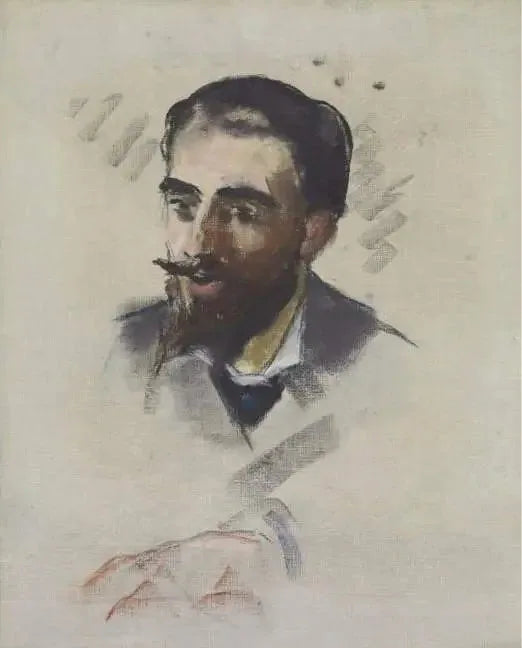 Nuori mies vaaleassa parrassa - Édouard Manet