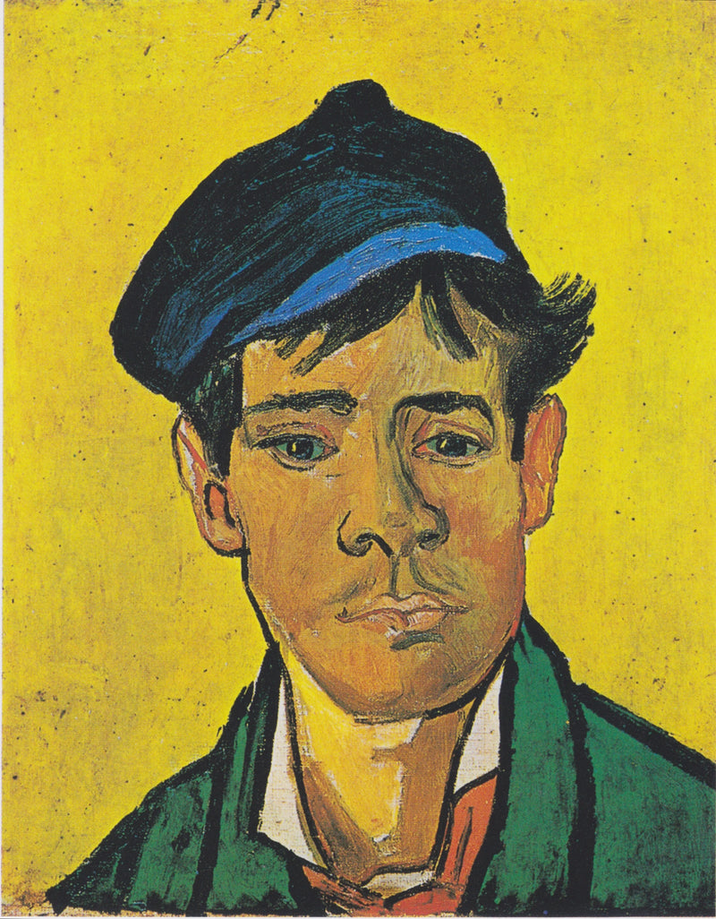 Nuori mies lippalakki päässä - Vincent van Gogh