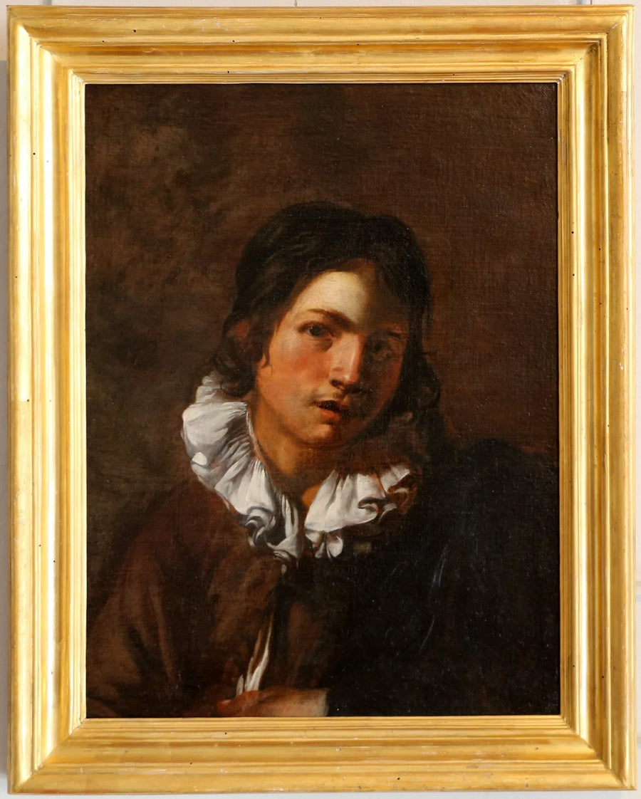 Nuori mies kauluksella - Simon Vouet