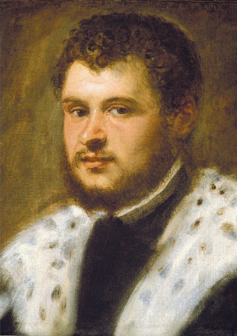 Nuori mies parralla - Jacopo Tintoretto