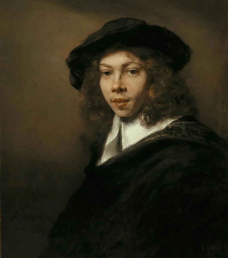 Nuoruus mustassa myssyssä - Rembrandt
