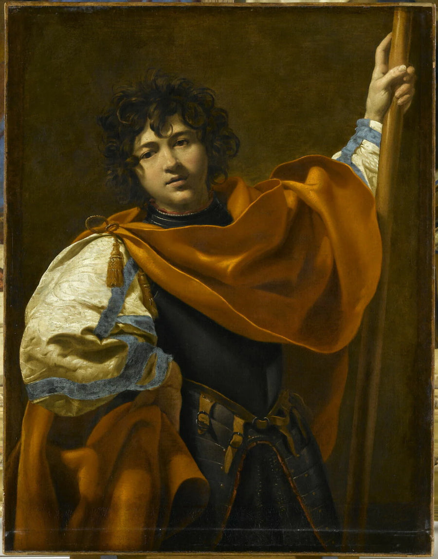 Jeune homme en armure - Simon Vouet