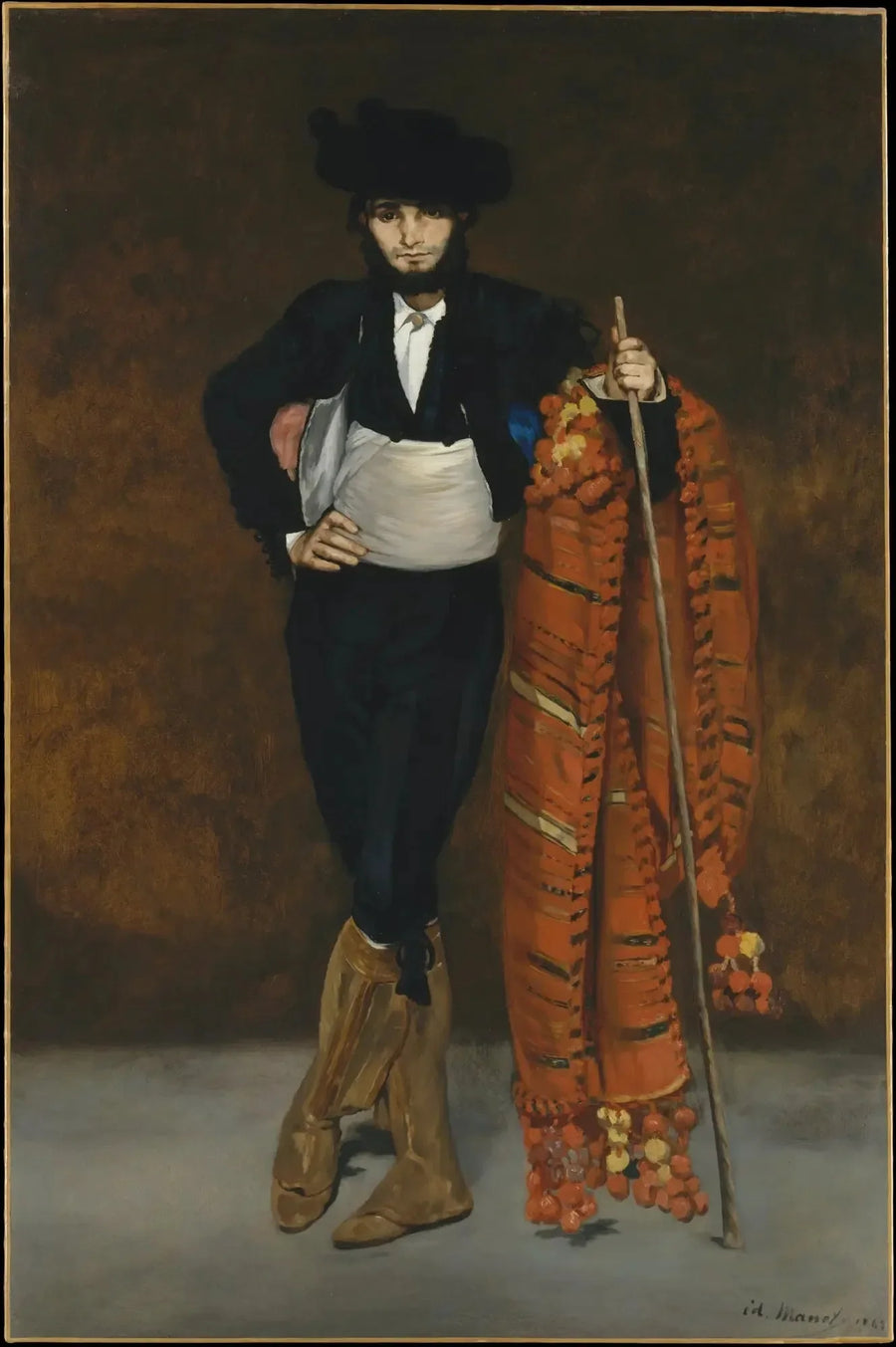 Nuori mies majorettipuvussa - Édouard Manet