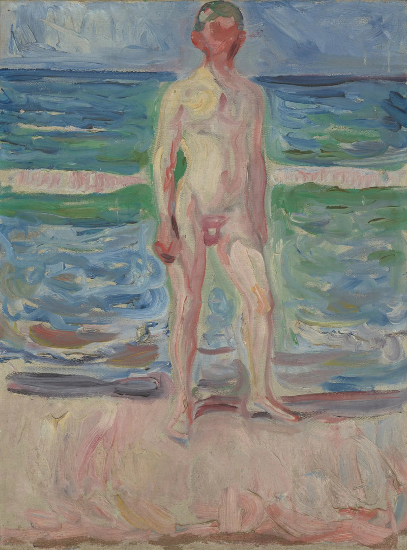 Nuori mies rannalla - Edvard Munch