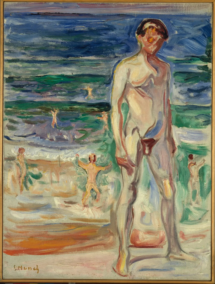 Nuori mies rannalla - Edvard Munch