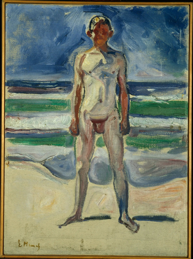 Nuori mies rannalla - Edvard Munch
