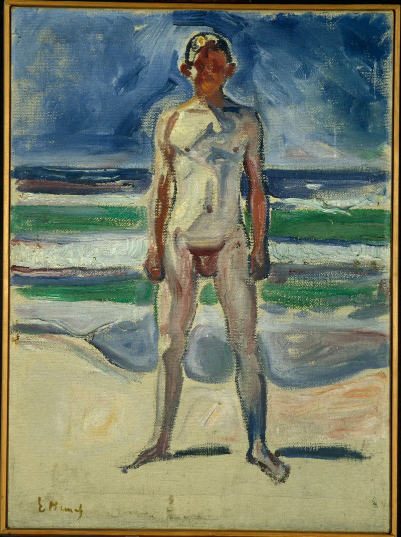 Nuori mies rannalla - Edvard Munch
