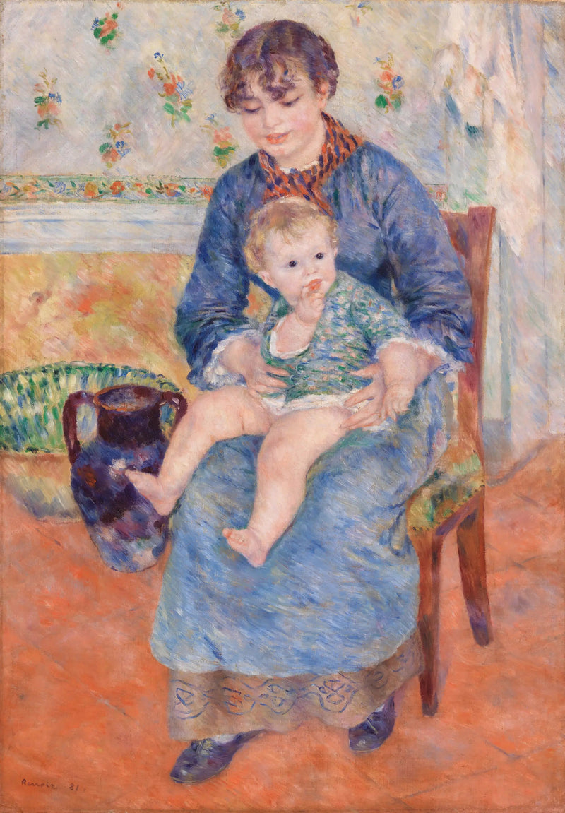 Nuori Äiti - Pierre-Auguste Renoir