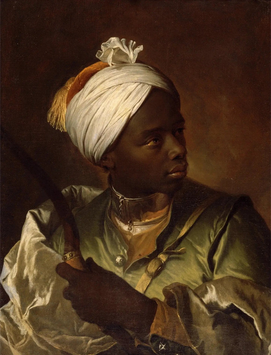 Nuori mustalainen jousi kädessä - Hyacinthe Rigaud