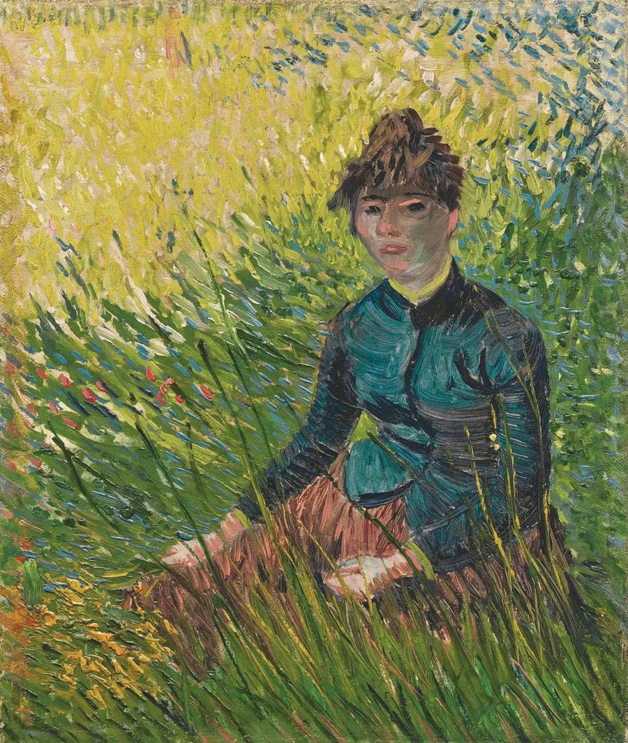 Nainen viljakentällä - Vincent van Gogh