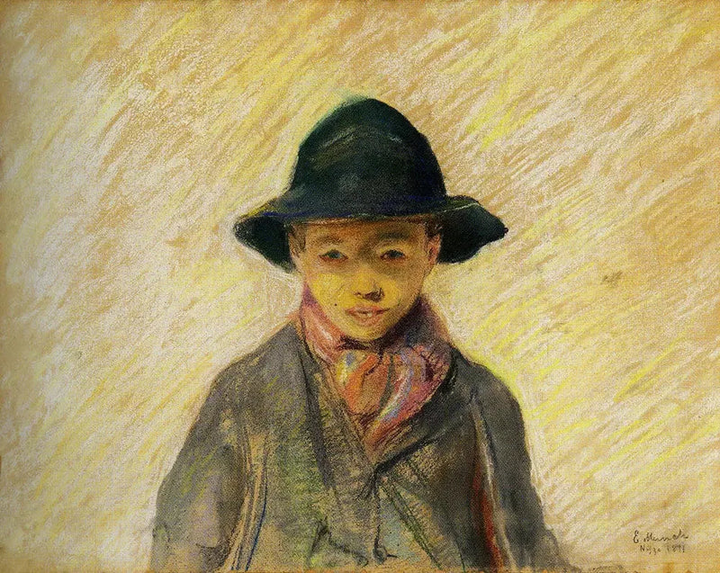 Nuori kalastaja Nizzasta - Edvard Munch