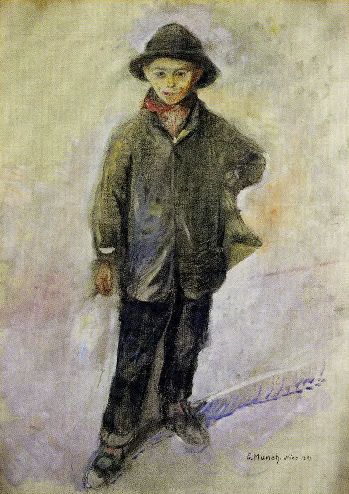 Nuori kalastaja Nizzasta - Edvard Munch