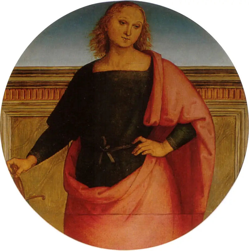 Nuori pyhimys miekkansa kanssa - Pietro Perugino