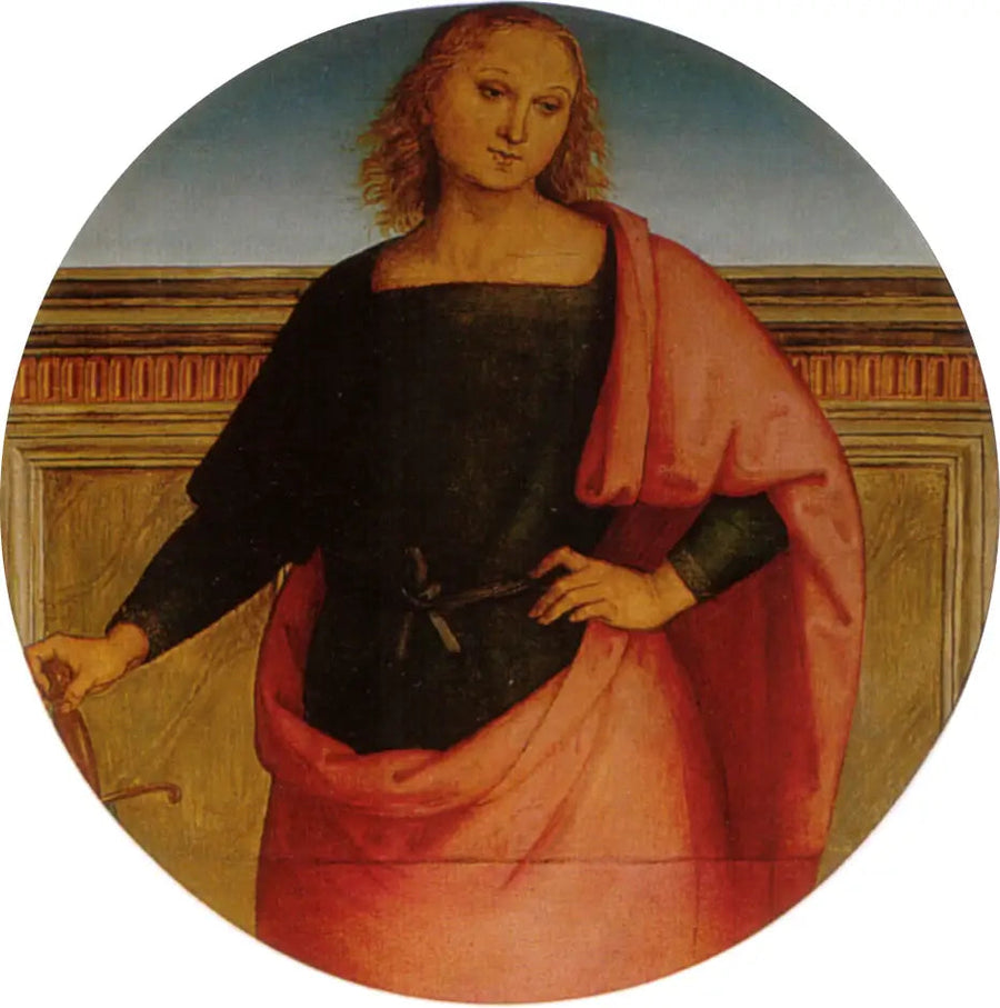 Nuori pyhimys miekkansa kanssa - Pietro Perugino