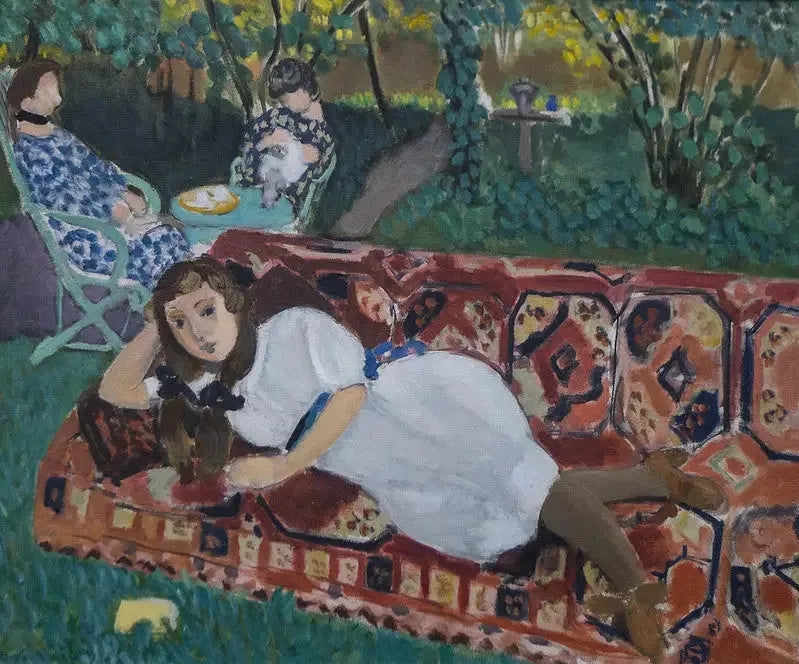 Nuoret tytöt puutarhassa - Henri Matisse