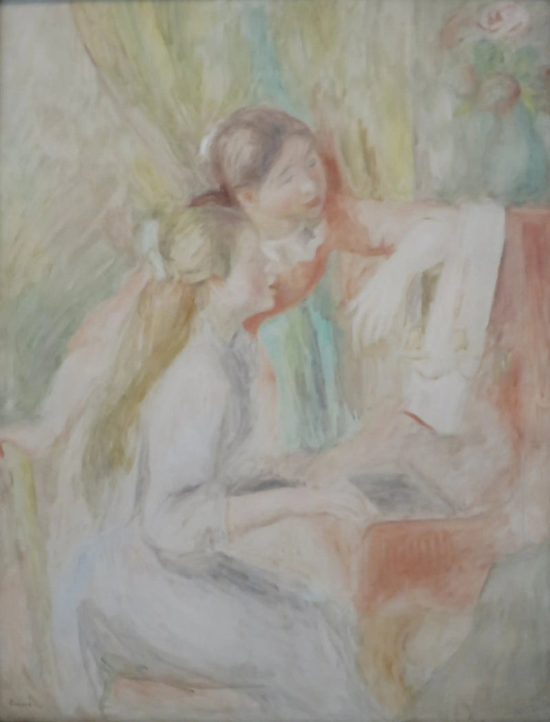 Nuoret tytöt pianolla - Pierre-Auguste Renoir