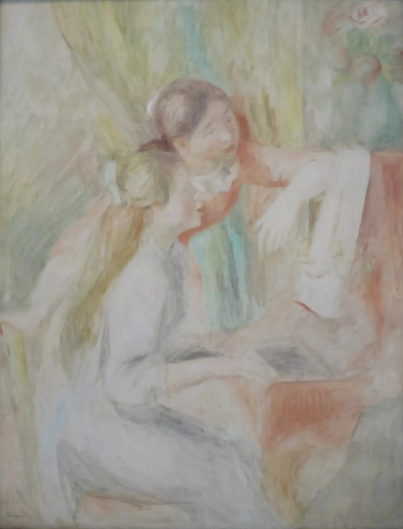 Nuoret tytöt pianolla - Pierre-Auguste Renoir