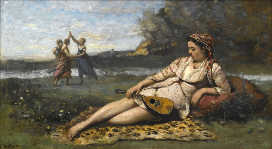 Spartalaiset nuoret tytöt - Jean-Baptiste Camille Corot