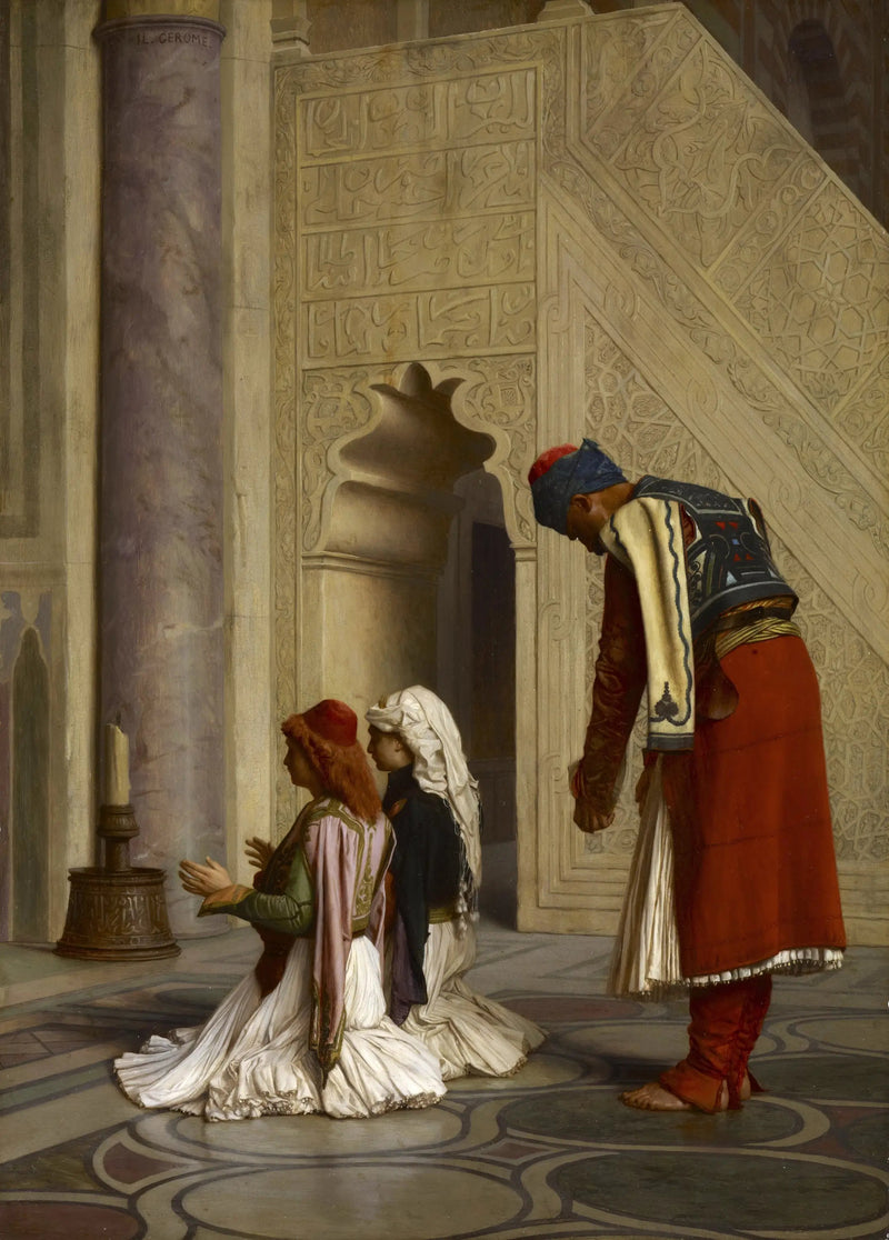 Nuoria kreikkalaisia moskeijassa - Jean-Léon Gérôme