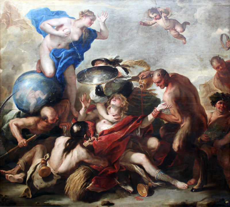 Nuoruus houkuteltuna paheisiin - Luca Giordano