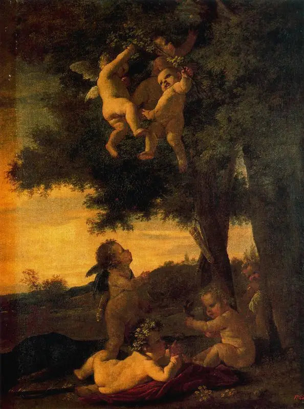 Lasten leikit ja putti - Nicolas Poussin