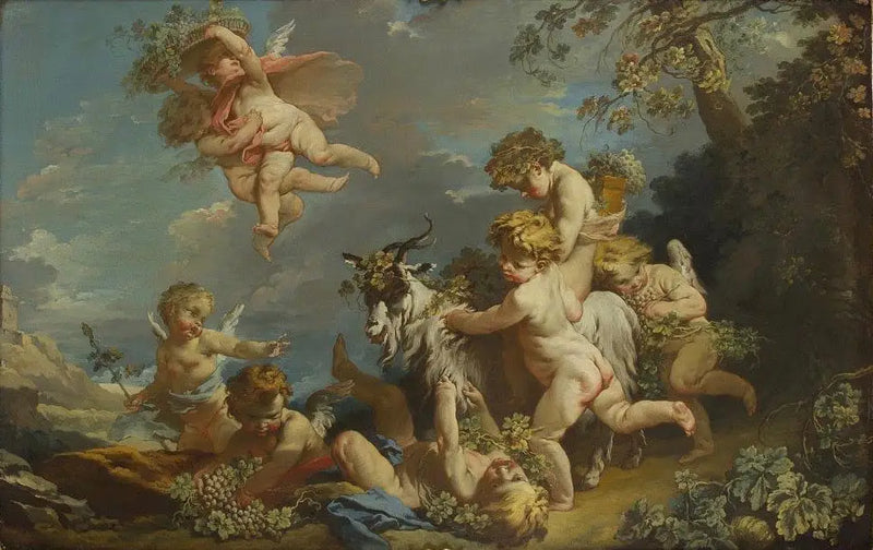 Lasten leikit tai Syksy - François Boucher