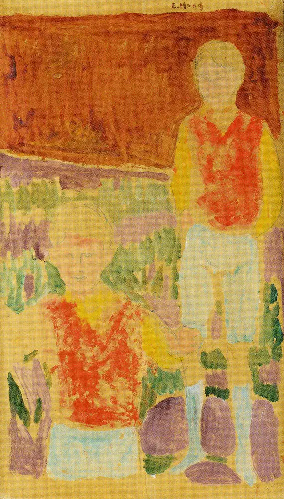 Johan Martin ja Sten Stenersen - Edvard Munch