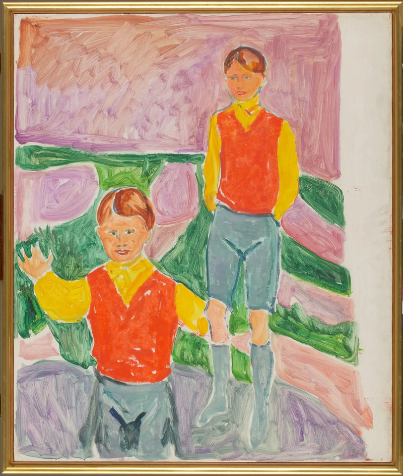 Johan Martin ja Sten Stenersen - Edvard Munch