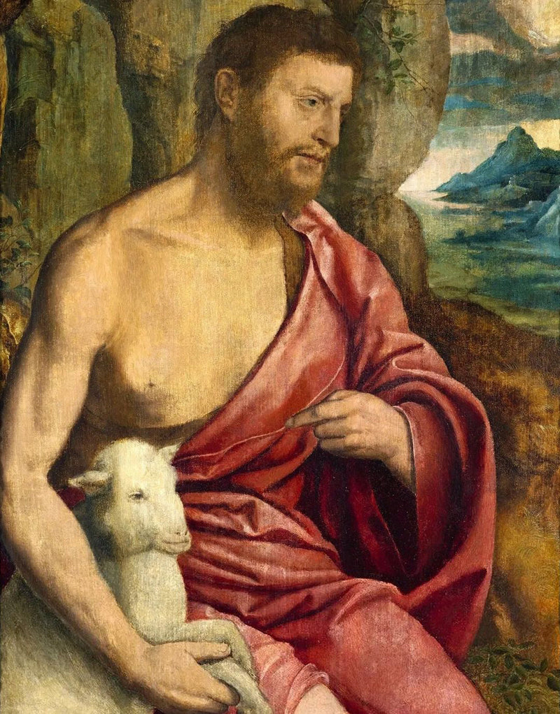 Johannes Kastaja. - Joos van Cleve