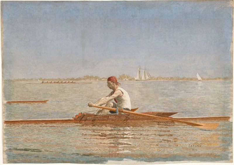 John Biglin skiffissä - Thomas Eakins